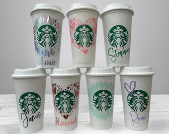 Starbucks | Reusable Cup | Personalised | Hot Coffee Cup | Travel