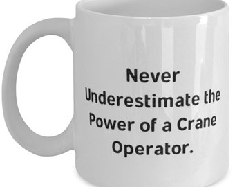 Never Underestimate The Power Of A Streetcar Operator. Love Streetcar Operator Gifts Fun 11oz 15oz Mug For Coworkers From Friends