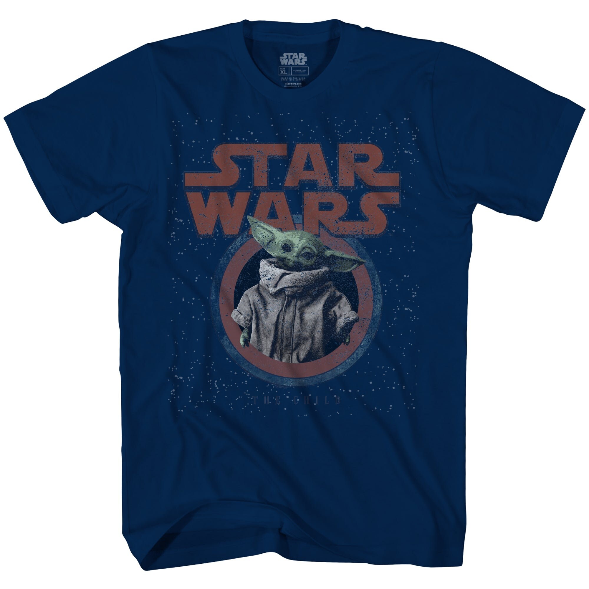 Discover Star Wars Mandalorian The Child Grogu Galaxy Adult T-Shirt