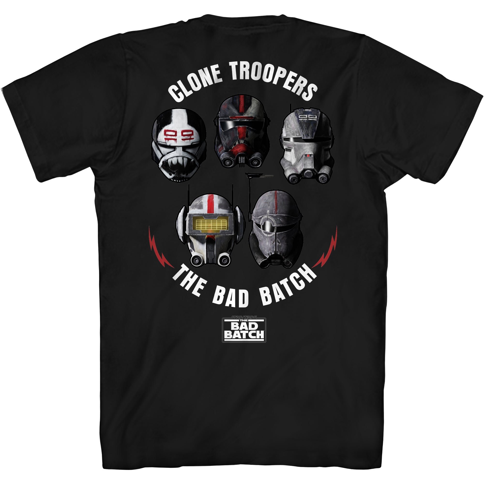 Discover Star Wars The Bad Batch Heads Adult T-Shirt