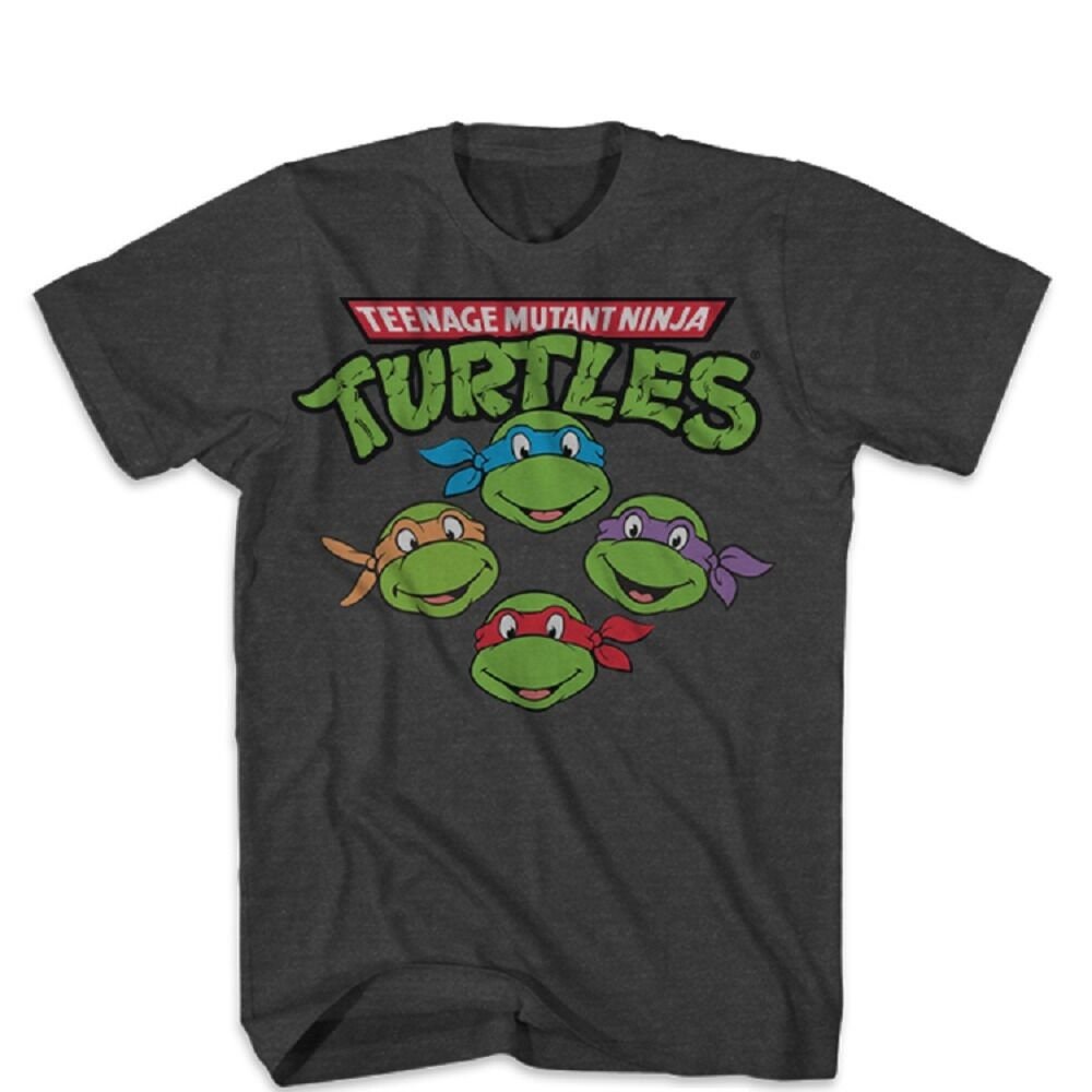 Discover Teenage Mutant Ninja Turtles The Four Heads Licensed Adult T-Shirt