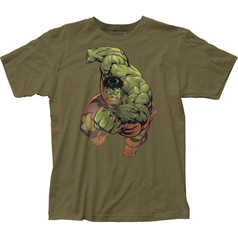 Discover The Incredible Hulk Punch Officially Licensed Fitted Adult Unisex T-Shirt