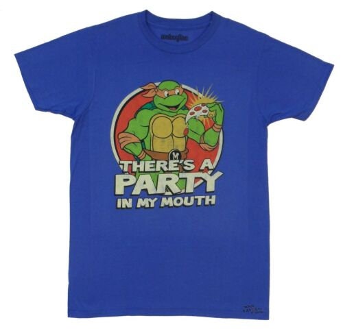Discover Teenage Mutant Ninja Turtles There Is A Party Pizza Adult T-Shirt