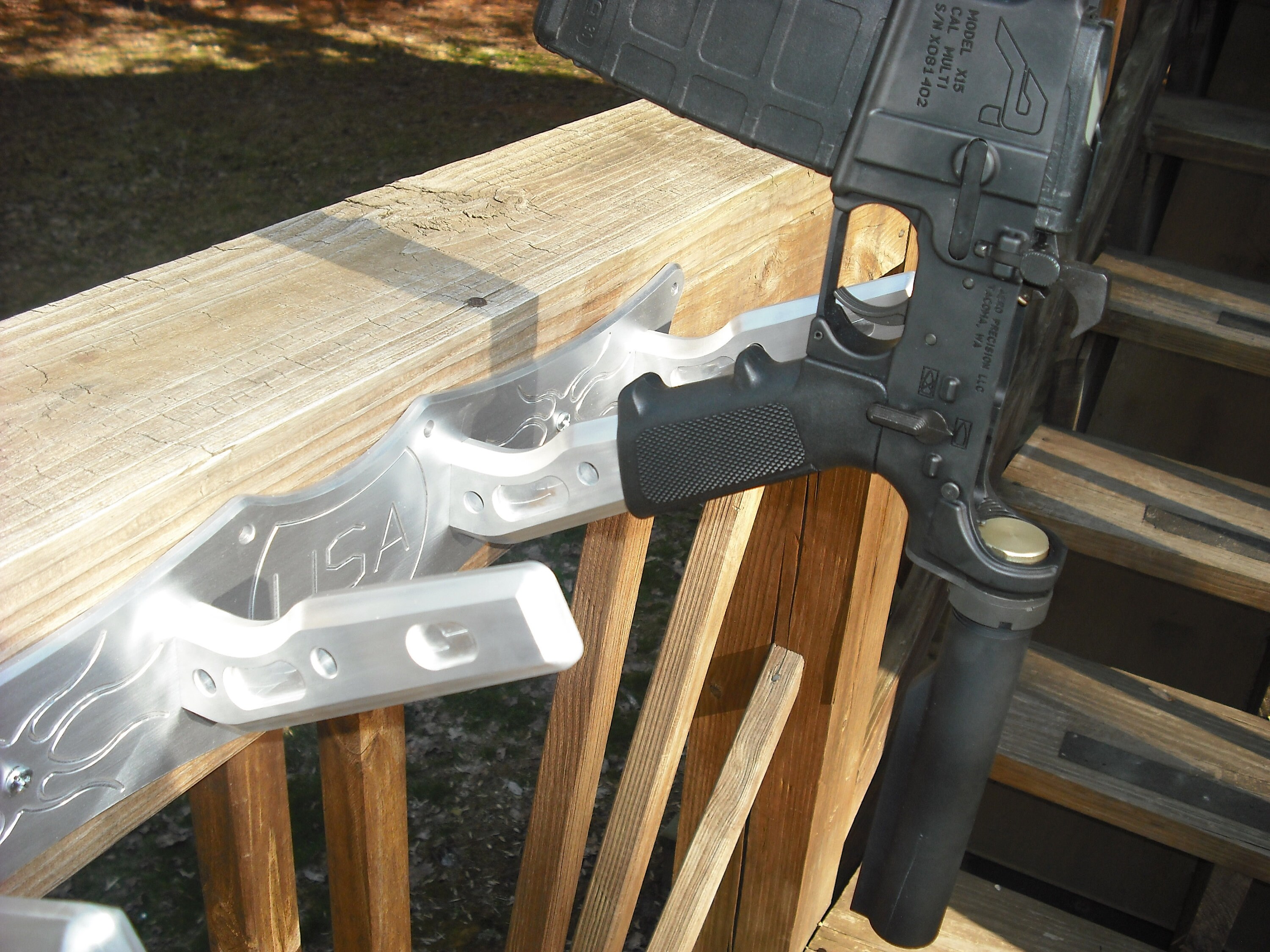 AR15 Gun Rack for 2 Guns Work Block Wall Mount Etsy