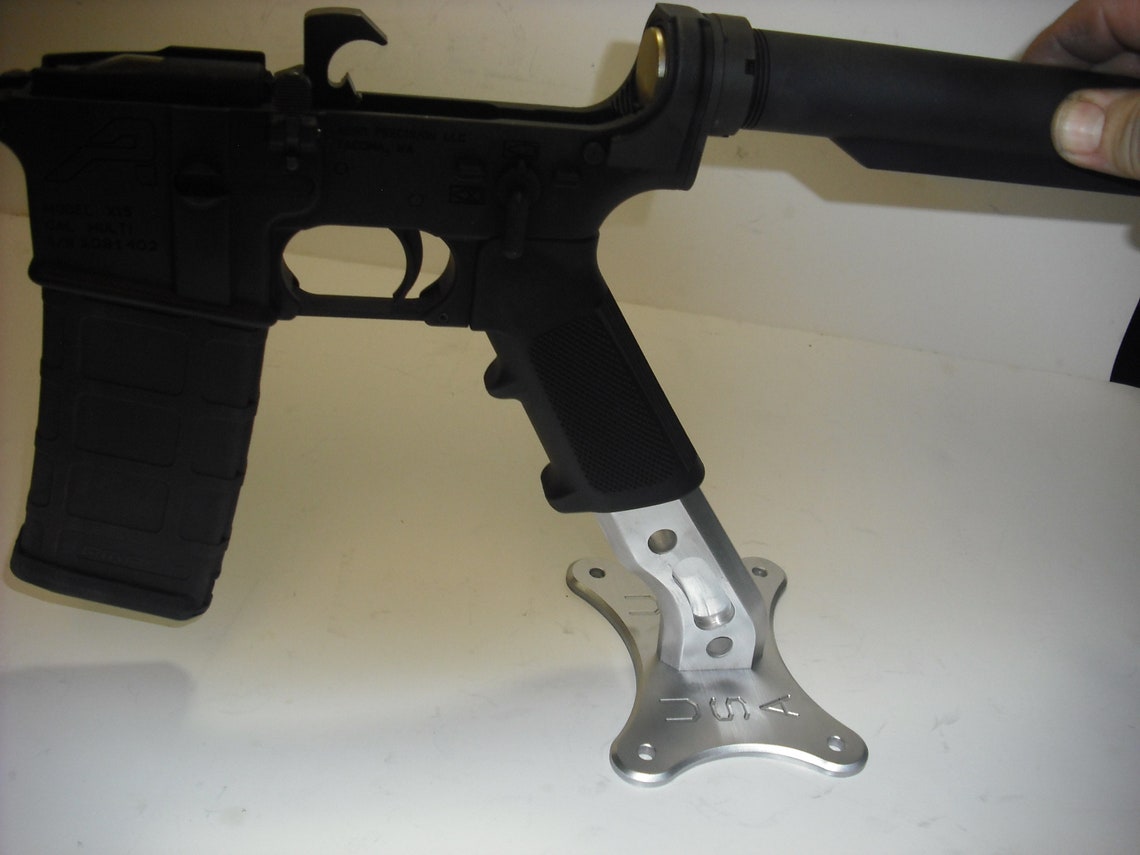 AR15 Gun Rack for 2 Guns Work Block Wall Mount Etsy