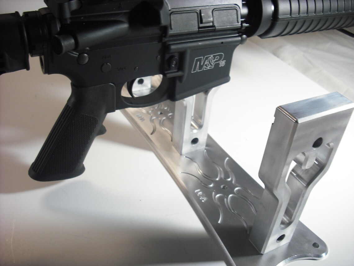 AR15 Gun Rack for 4 Guns Heavy Duty Solid Aluminum Etsy