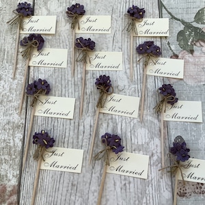 Wedding cupcake toppers