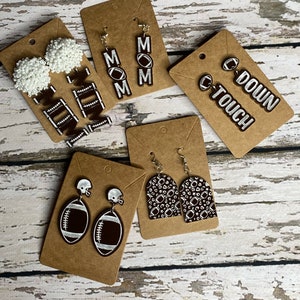 Football earrings