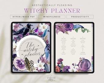 Witchy Digital Planner: Gothic ADHD Planner for GoodNotes (PDF)