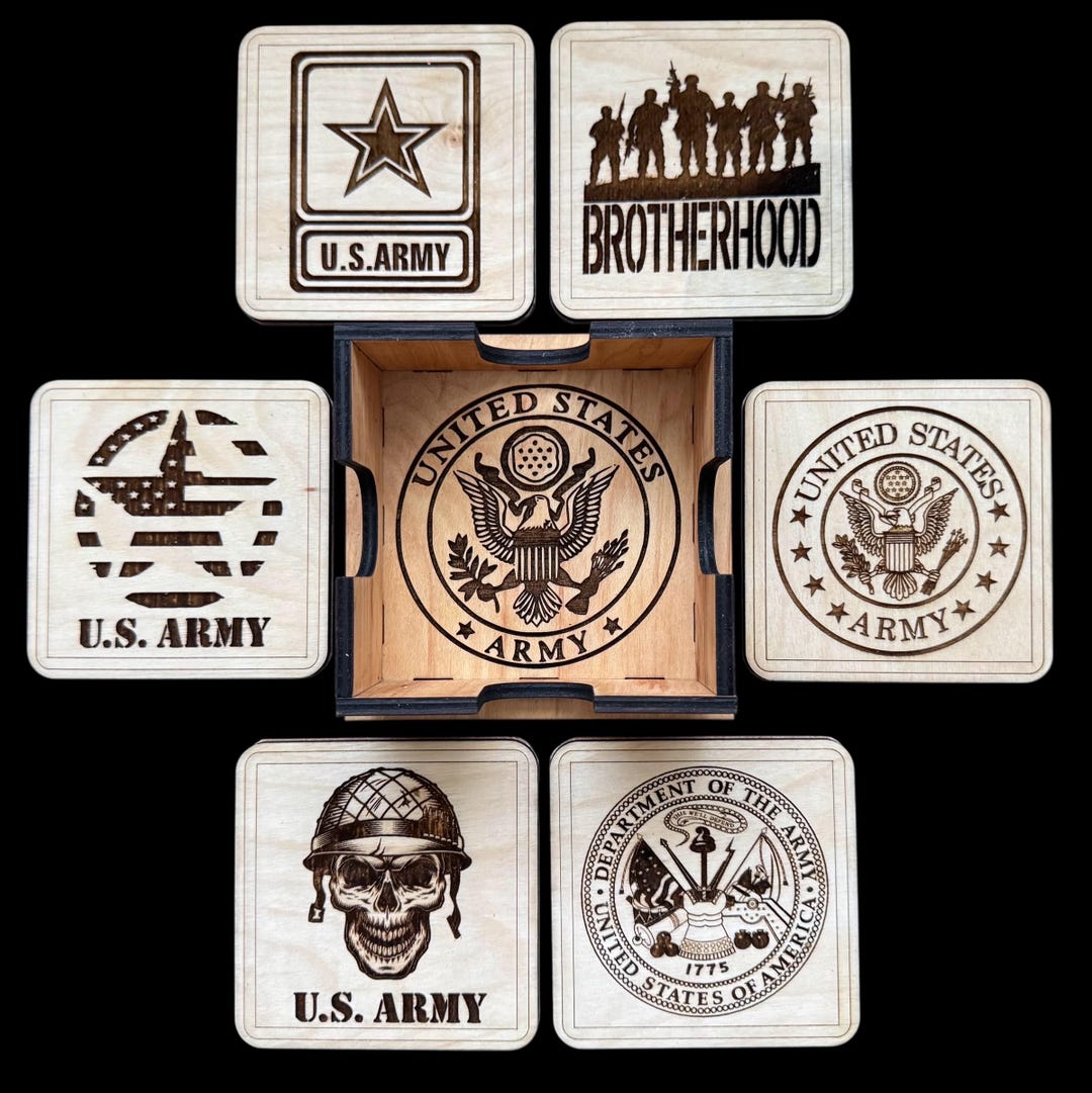 Army Coasters - Etsy