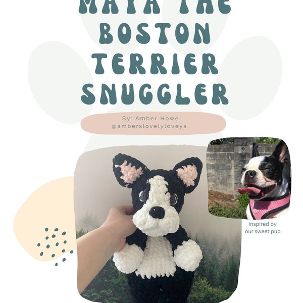 Bulldog Crochet Pattern Etsy