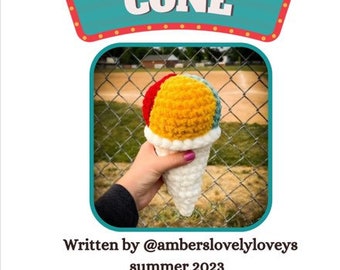 Snow cone Carnival Food Pattern Collection Crochet ****PDF digital download****