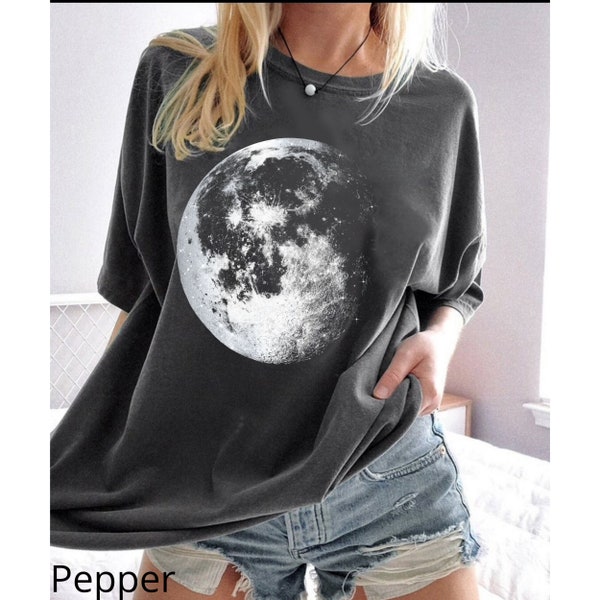 Aurora Moon Cotton T-Shirt