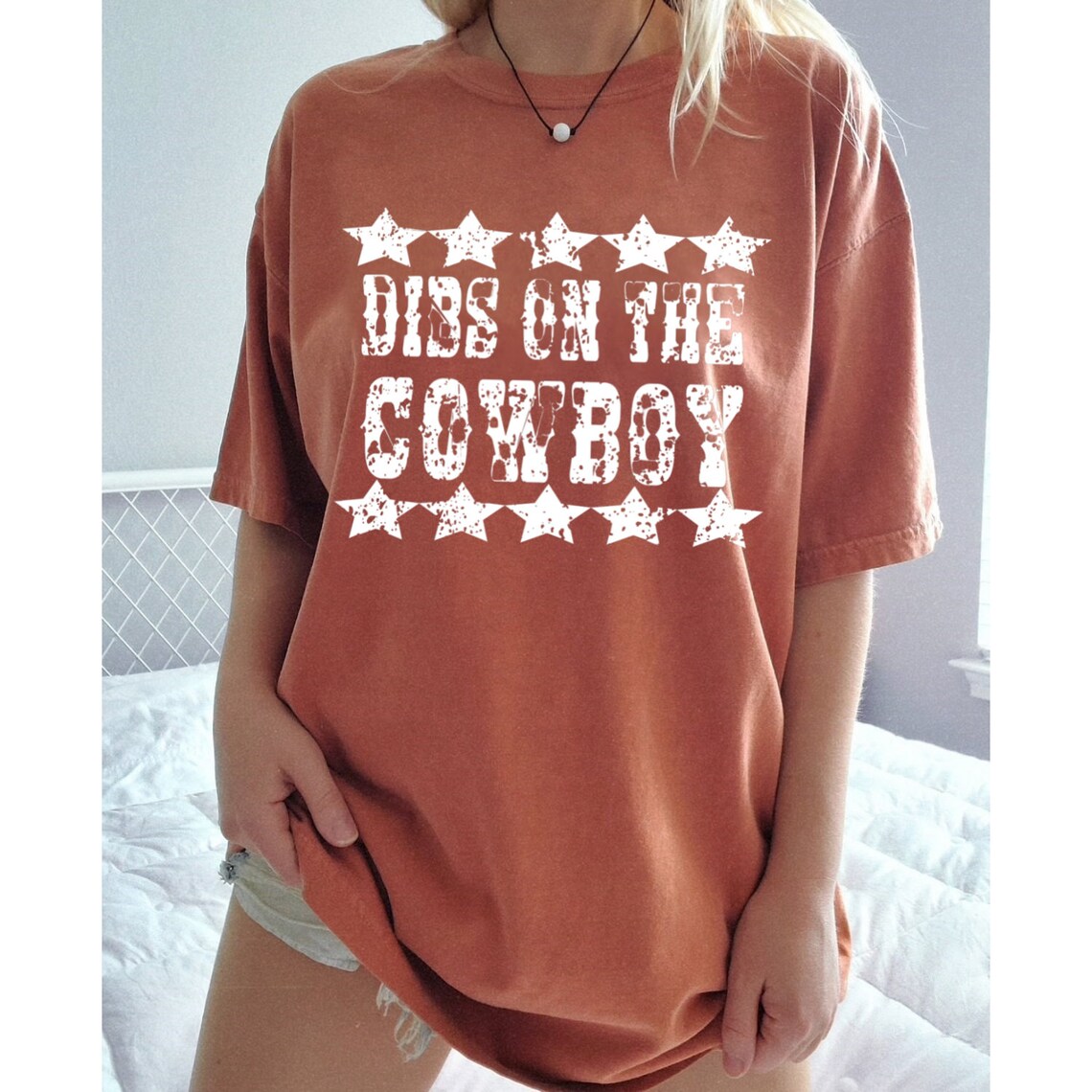 Dibs on the Cowboy Shirt Cowboys & Beer Distressed Tee - Etsy