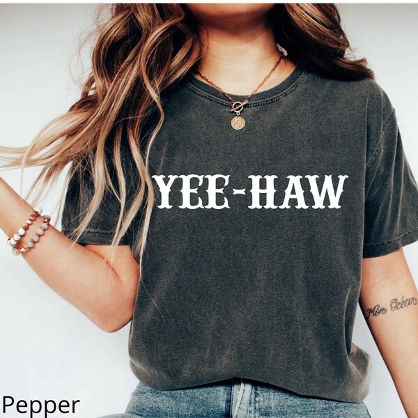 Yeehaw checkered w/sleeve or without  - Multiple Styles/Design