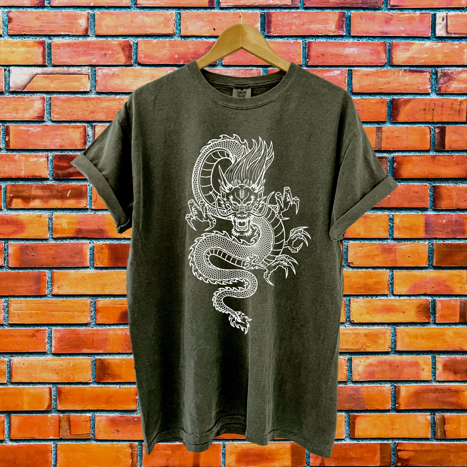 Japanese Dragon Shirt Chinese Dragon Shirt Aesthetic - Etsy