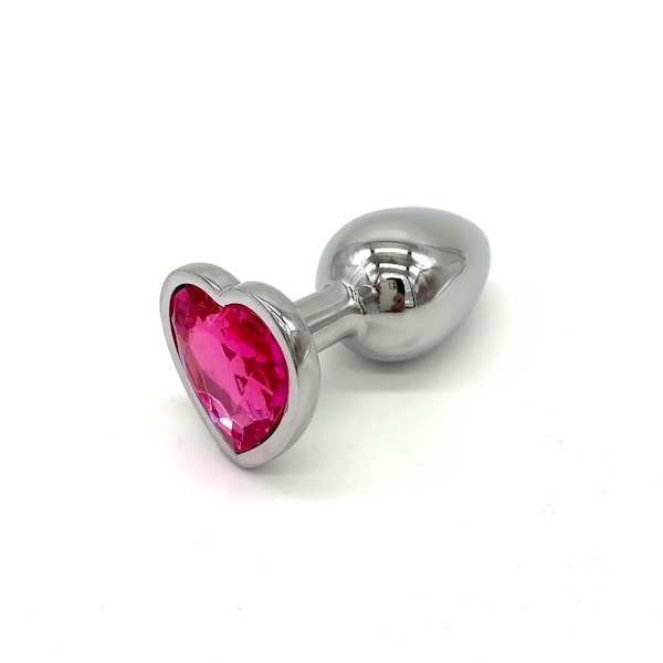 Butt Plug Anal Jewelry |  Heart Shaped Jewelled Booty Plug