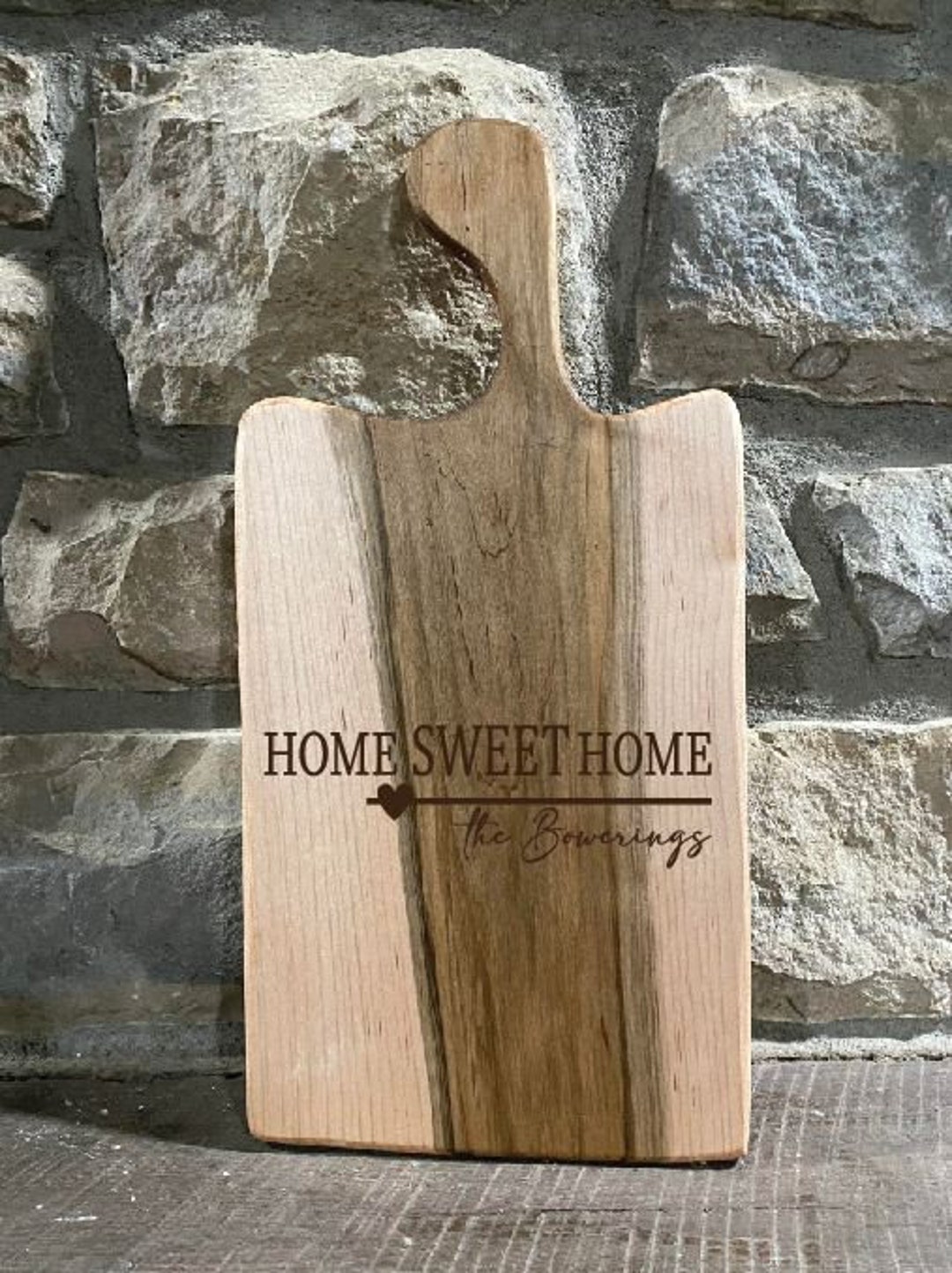 Wood Serving Tray, Rustic Bread Boards, Personalized Wood Serving Board