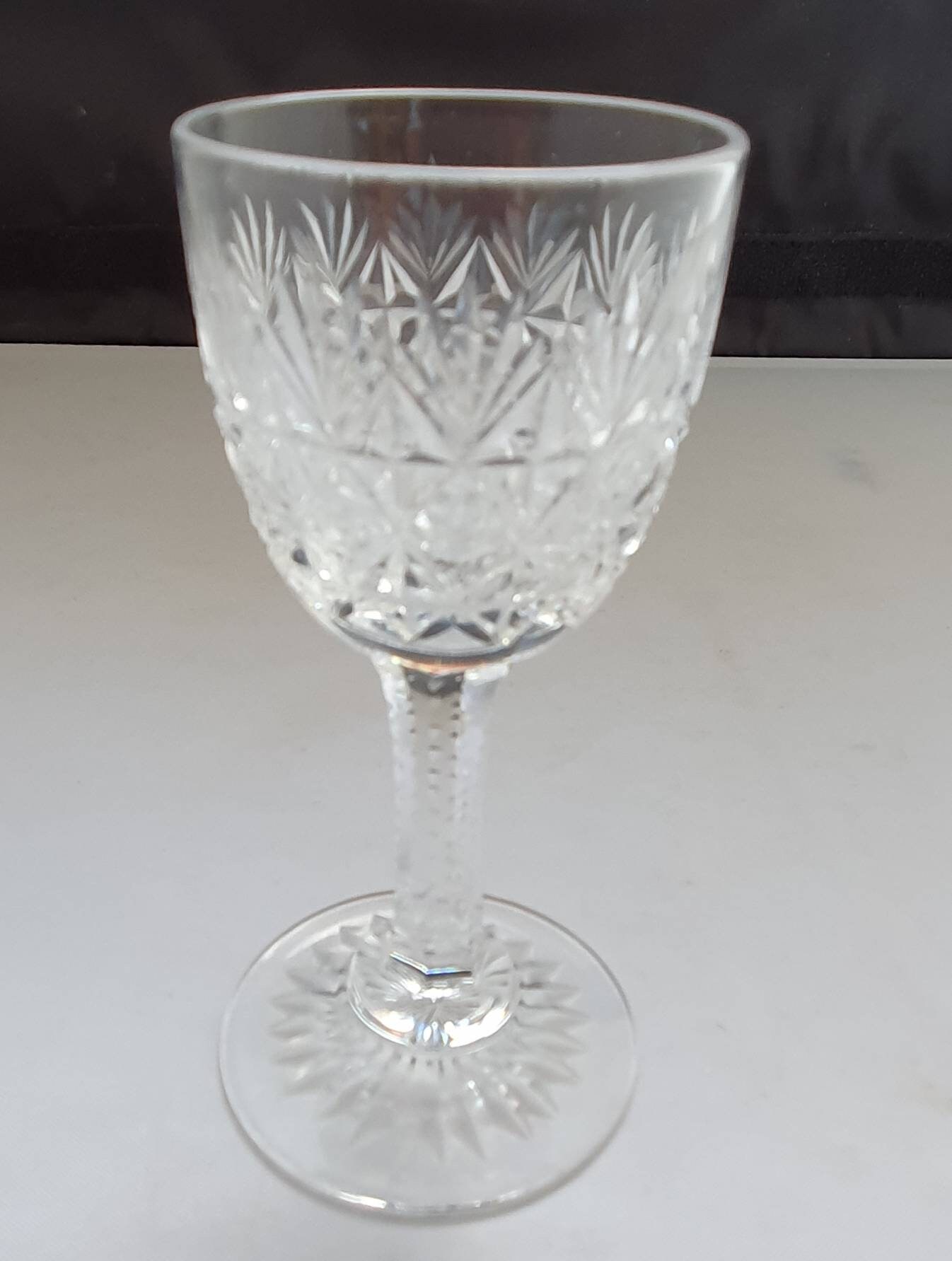 Thomas b Crystal 'WELLINGTON' Six X Liqueur Glasses Etsy