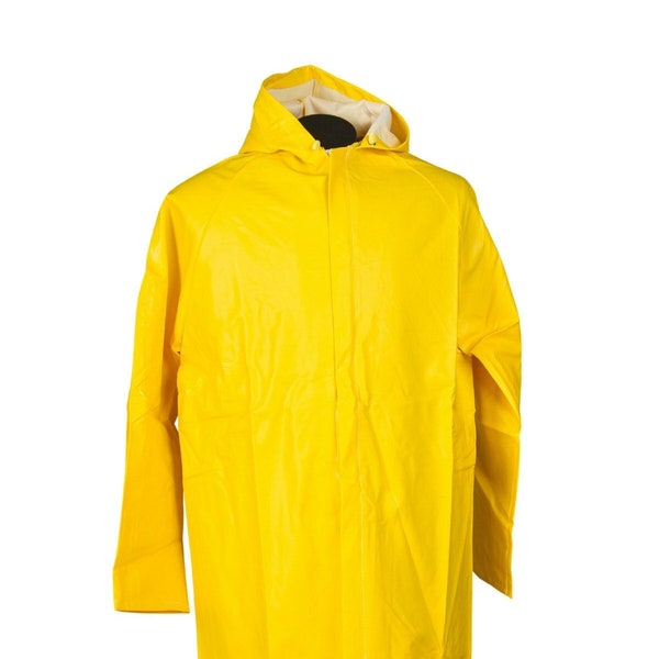 Imperméable Long Unisexe Pvc Jaune Kaki Noir, Costume de Pêcheur