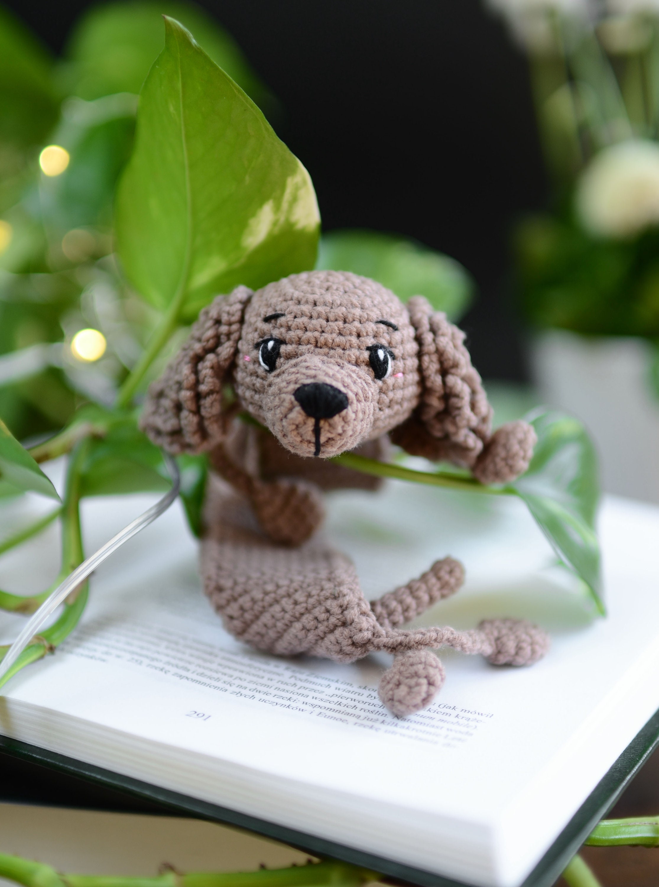 Dog Bookmark Crochet Pattern - Polish/english - PDF - Make Your ...