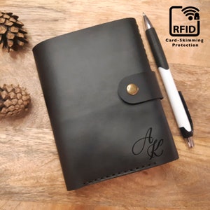 Billetera RFID de tres pliegues para hombre, billetera de cuero personalizada con 12 ranuras para tarjetas, 2 ranuras para billetes, 2 ranuras para fotos y bolsillo para monedas con cremallera