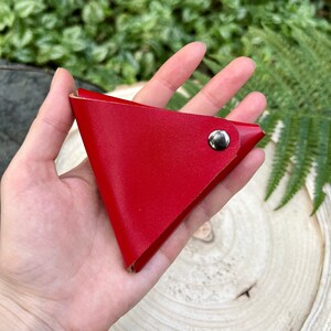 Rotes Leder Münztui. Geldbörse wechseln. Kleine Mädchen Geldbörse. Münzhalter. Münzorganorganer. Münzbeutel. Münztasche. Geschenk für Sie