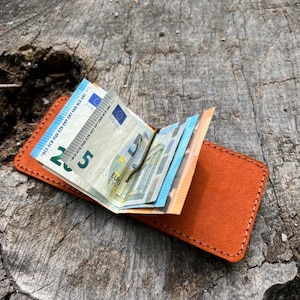 Money Clip Wallet. Lightweight Wallet. Mens Leather Wallet. Minimalist Front Pocket Wallet. Credit Card Slim Wallet. Custom Money Clip