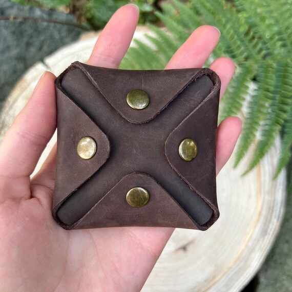 Personalized Leather Coin Pouch. Leather Coin Holder. Leather Coin Organiser. Leather Coin Purse. Leather Coin Wallet. Small Coin Case Etsy Ireland