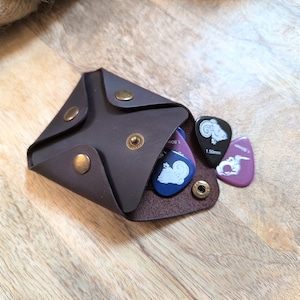 Gepersonaliseerde Guitar Pick Holder Aangepaste lederen Guitar Pick Holder Gepersonaliseerde lederen Guitar Pick Case Guitar Pick Storage Guitar Pick Box