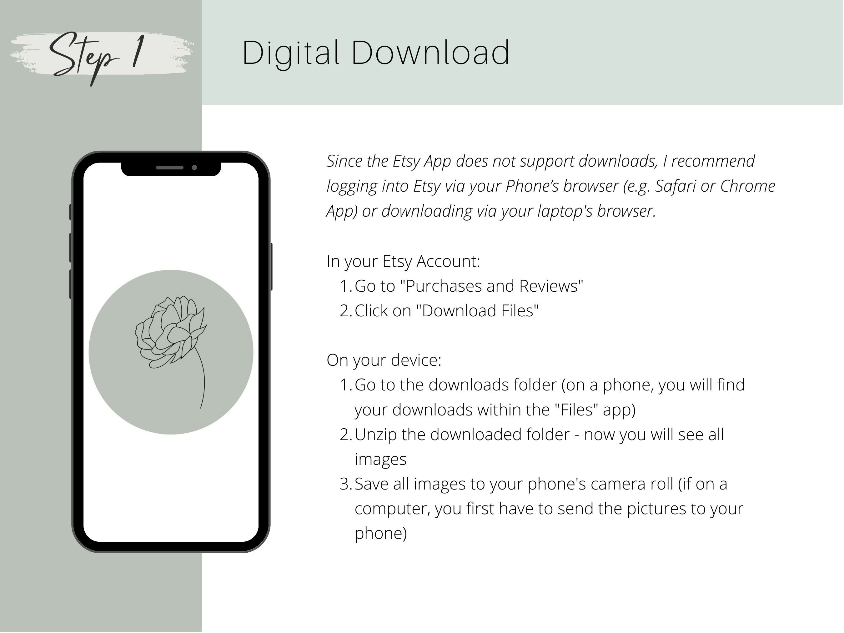 Instagram Highlight Covers Line Art Green Instagram Story Etsy