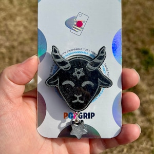 PopSocket™ PopGrip Phone Grip BABY BAPHOMET | Horned Demon Cute Devil Kawaii | Gothic Satan Satanic | Lucifer Gift Witchy Goat Beast Spooky