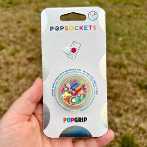 PopSocket™ Pop Grip RAINBOW DREAM Phone Grip | Sweet Cloud Glitter Gift For | LGBTQ Ally Gay Pride Nonbinary Trans Bi Pansexual Transgender