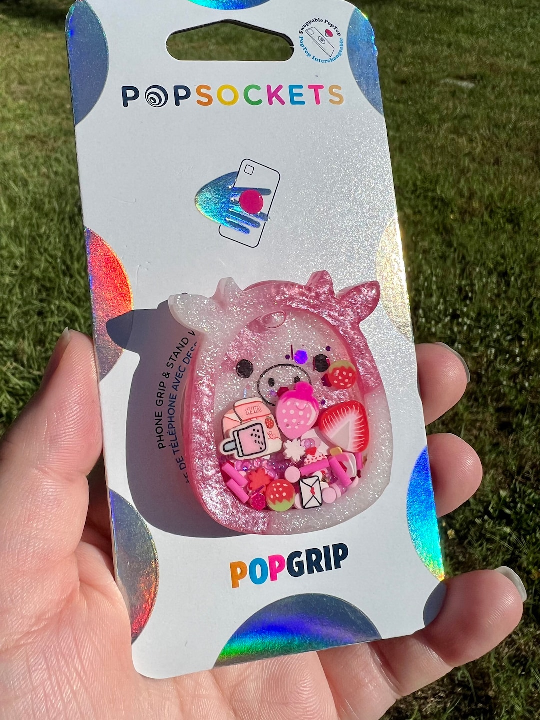  Moo Moo Im Two Farm Cow 2nd Birthday 2 Years Old Kid Toddler  PopSockets Swappable PopGrip : Cell Phones & Accessories