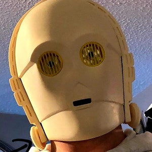 C-3po Head to wear or display Digital download