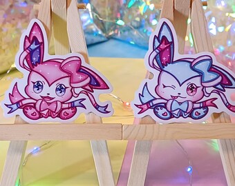 イーブイ進化形ポケモン光沢ビニールステッカー | アニメジャーナル