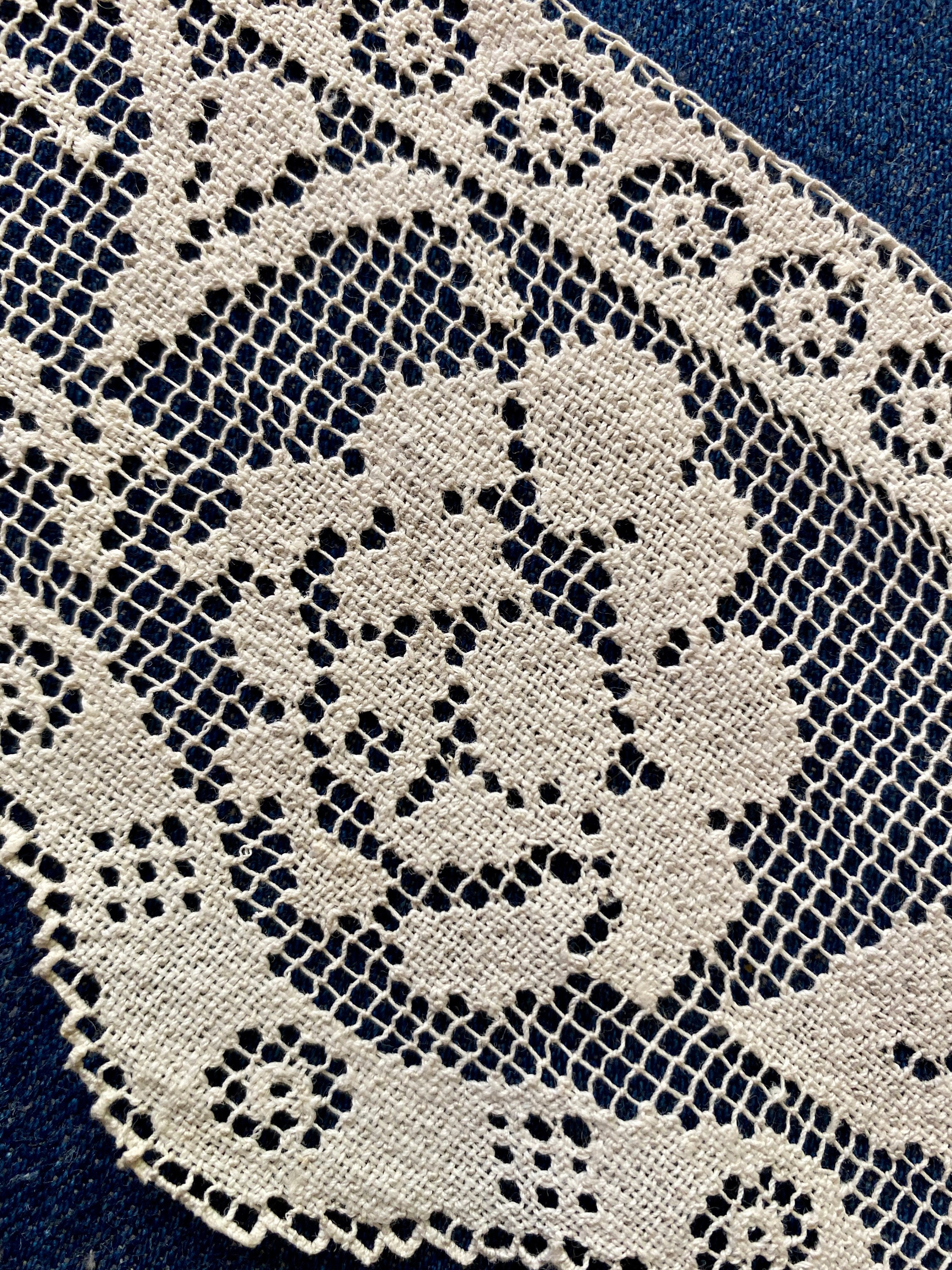Hand Made Netted Filet Lace by the Yard 3.5 Inch Width - Etsy
