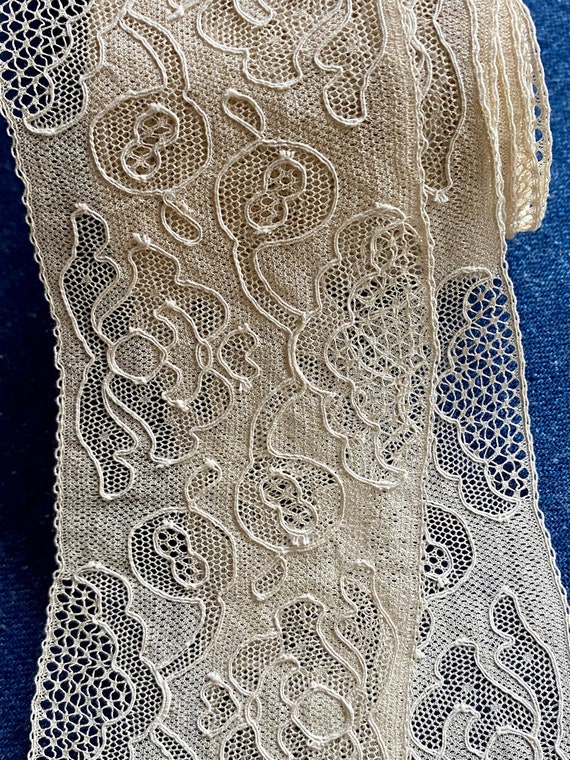 Antique Alencon Style French Lace