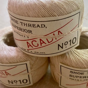 Antique Linen Superior Irish Shoe Thread