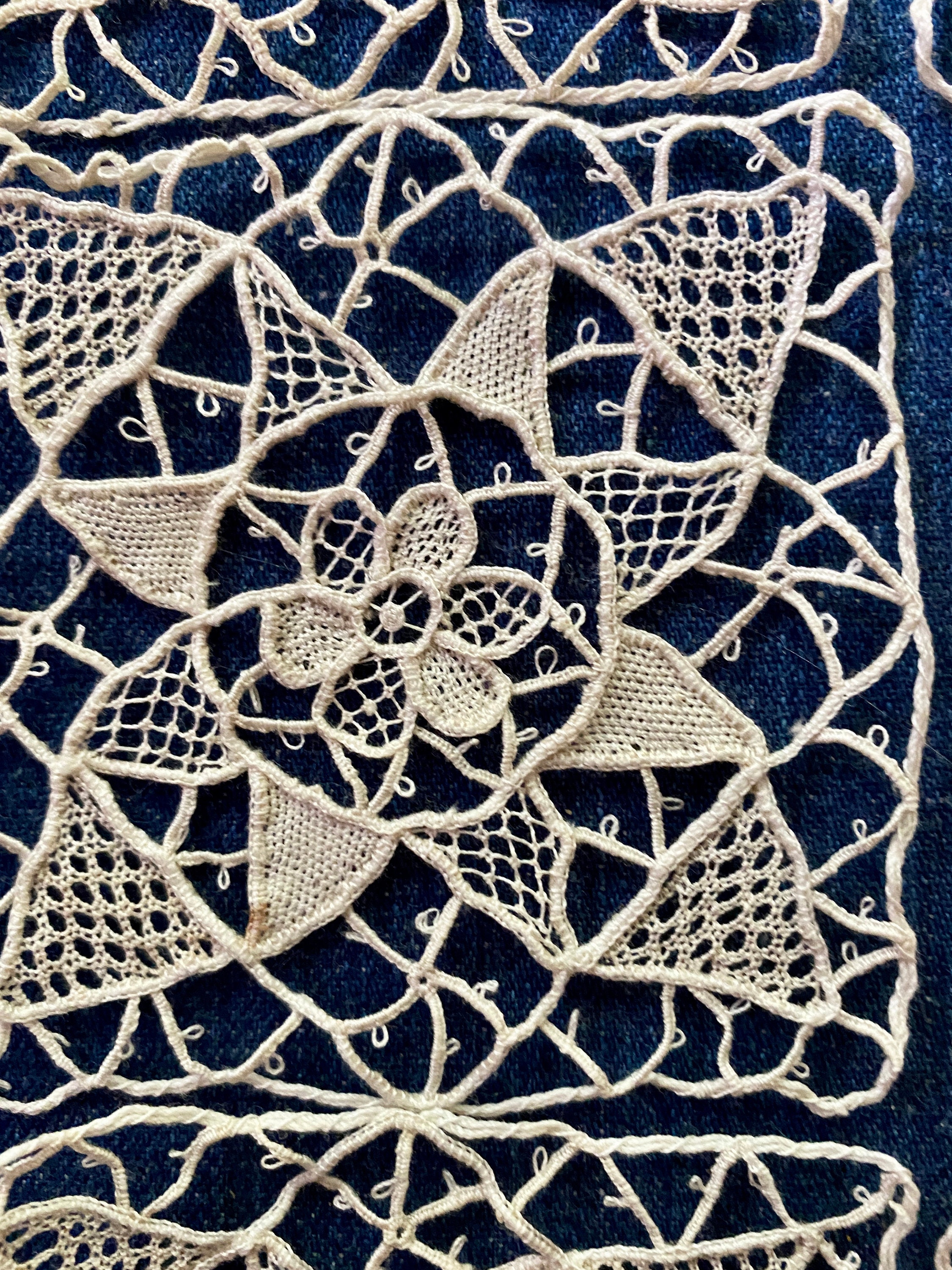 Antique Hand Made Needle Lace Insertions/appliques - Etsy