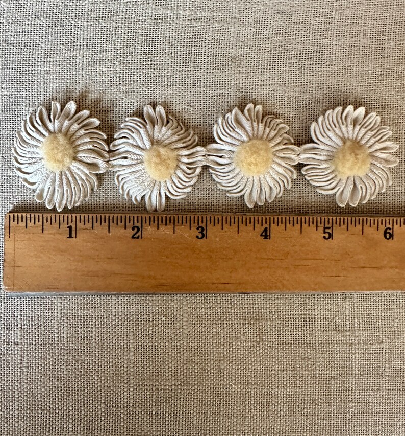 Four Antique Hand Sewn Rick Rack Flowers - Etsy