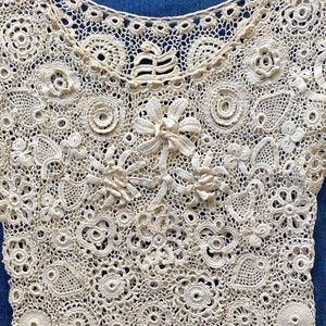 Antique Irish Crochet Blouse image 6