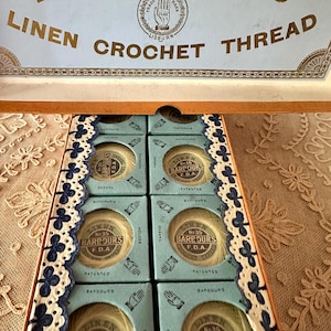 Antique Box Barbour&#39;s Linen Thread