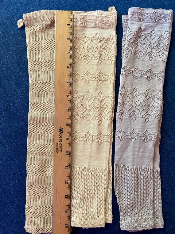 Antique Cotton Knit Mitt - image 4