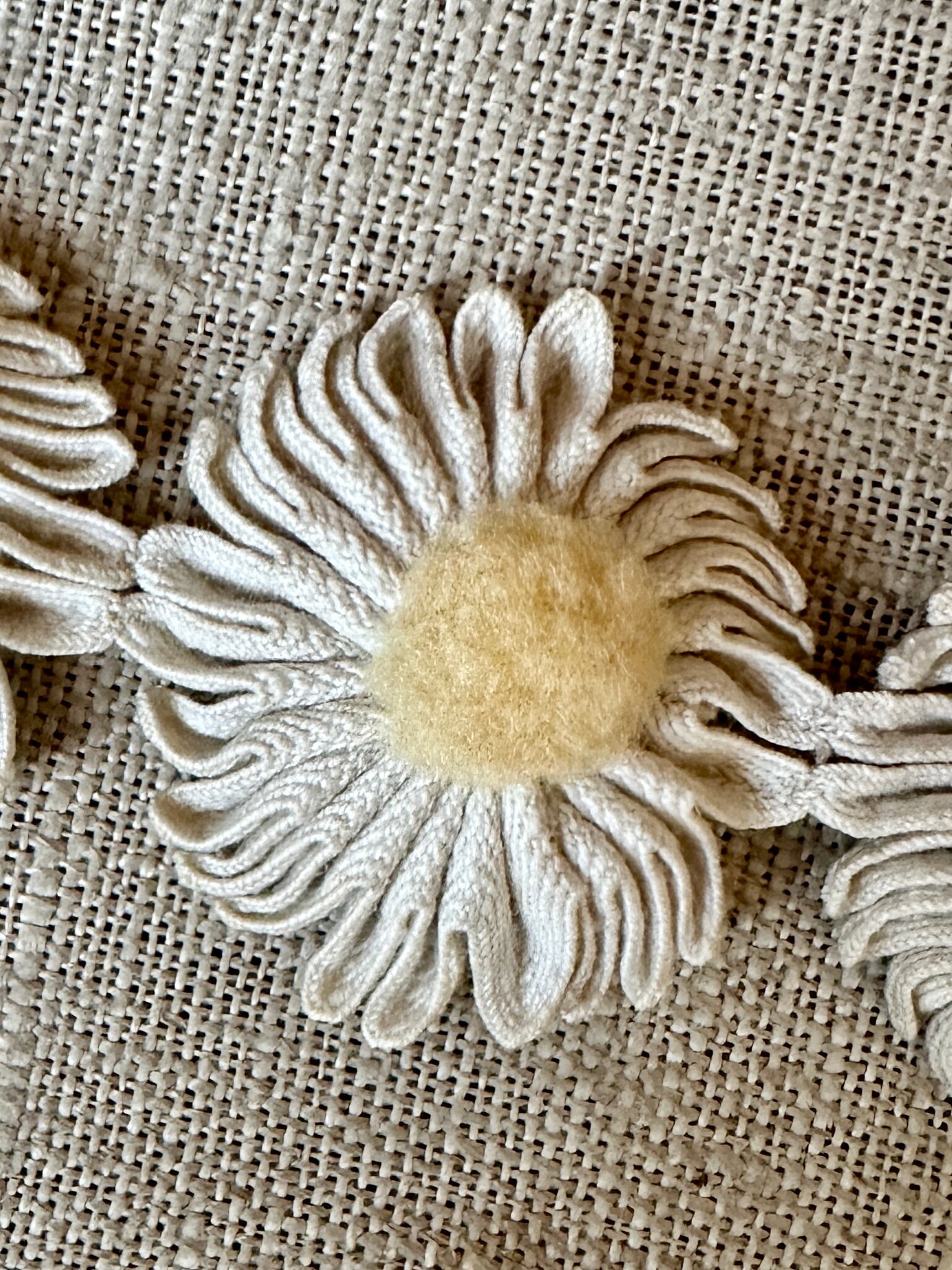 Four Antique Hand Sewn Rick Rack Flowers - Etsy