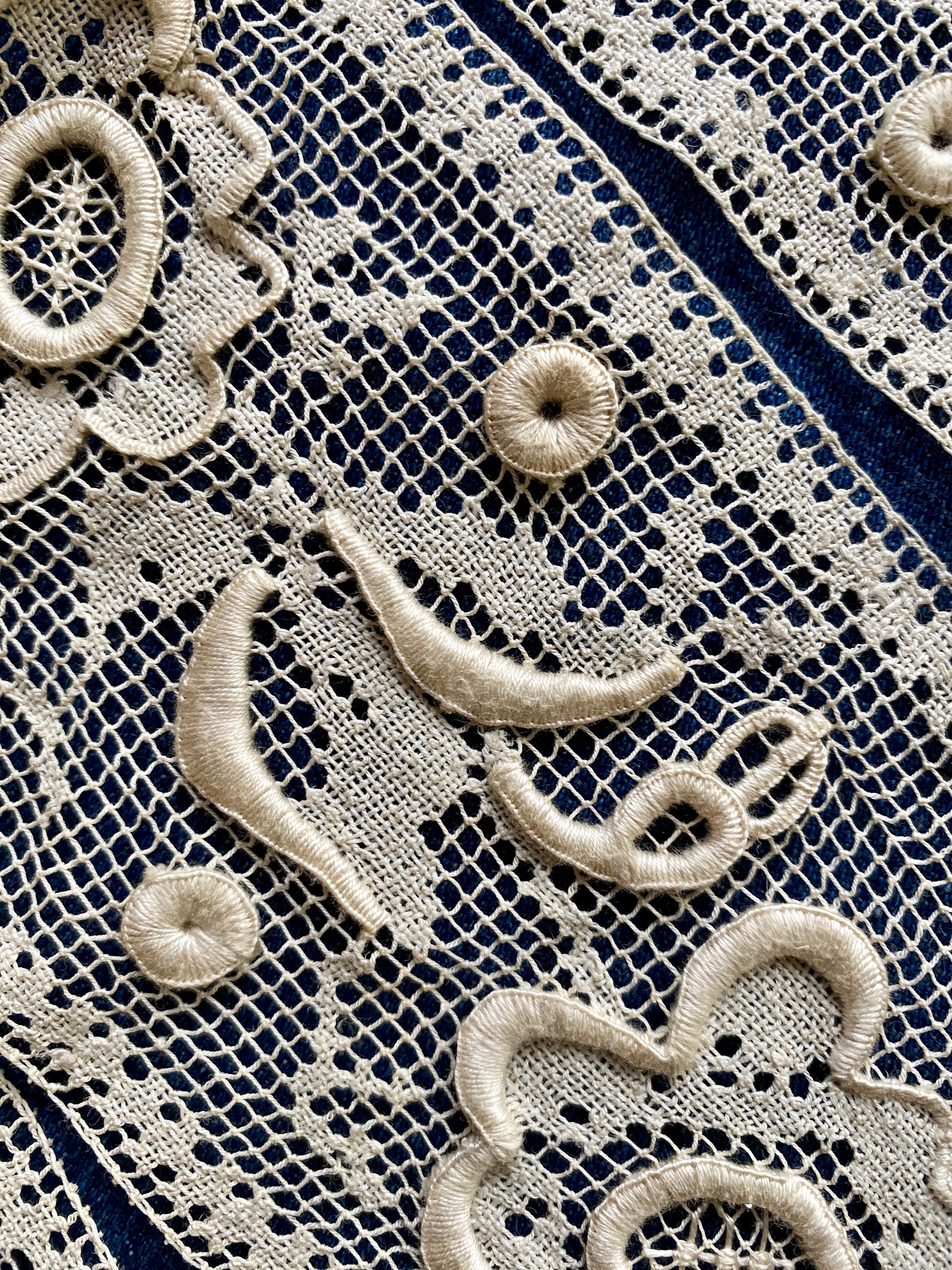Hand Made Netted Filet Lace by the Yard 3.5 Inch Width - Etsy