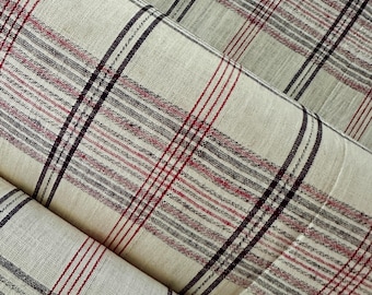 アンティーク未使用ハンカチ（リネン製、ポケットチーフ用）