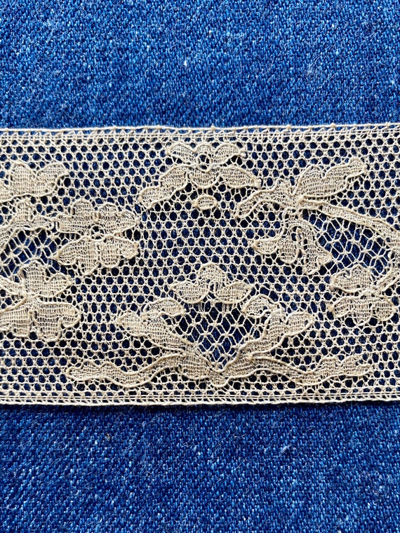 French Alencon Style Lace Trim by the Yard - image 1