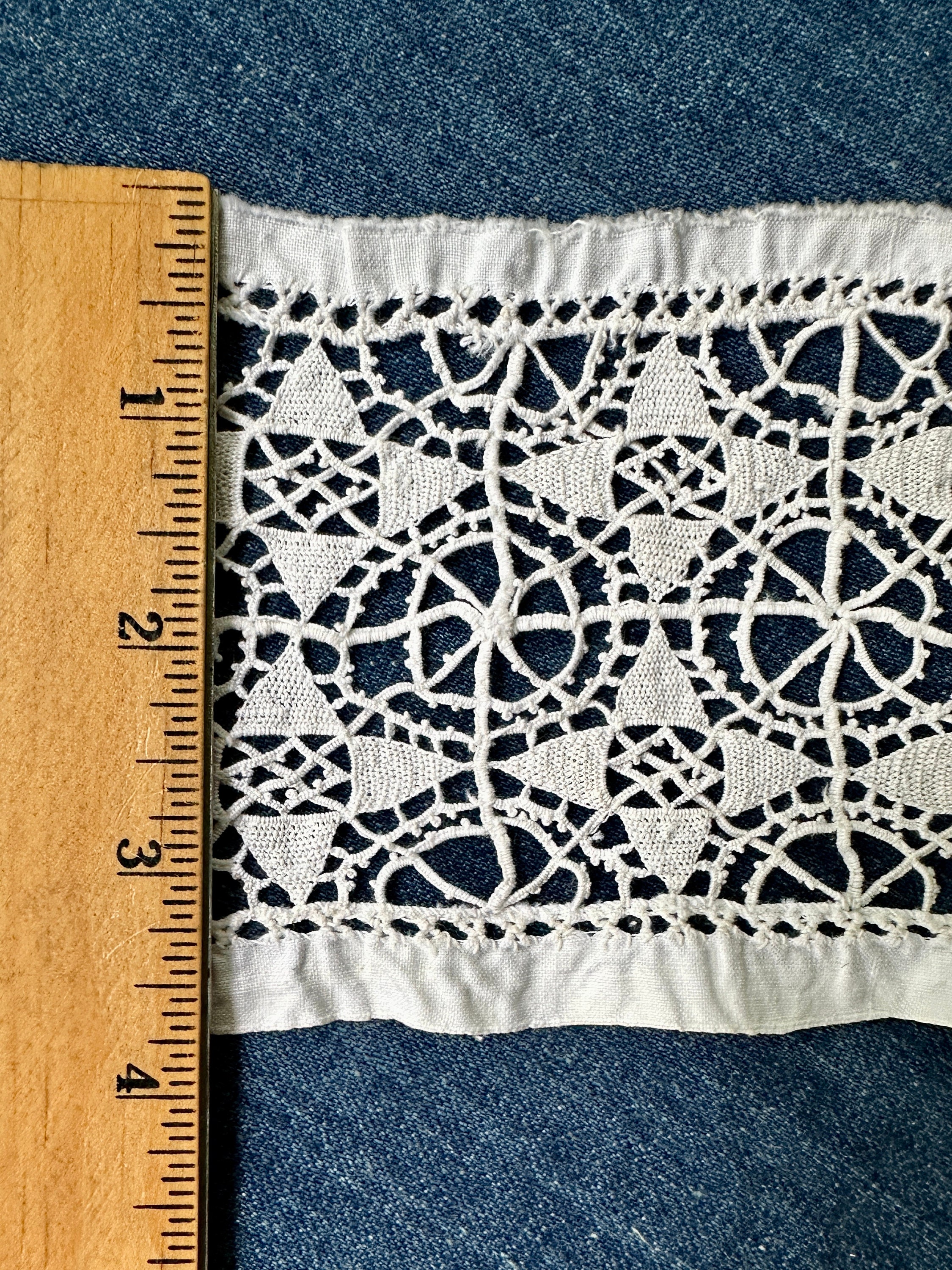Hand Made Reticella Lace by the Yard - Etsy
