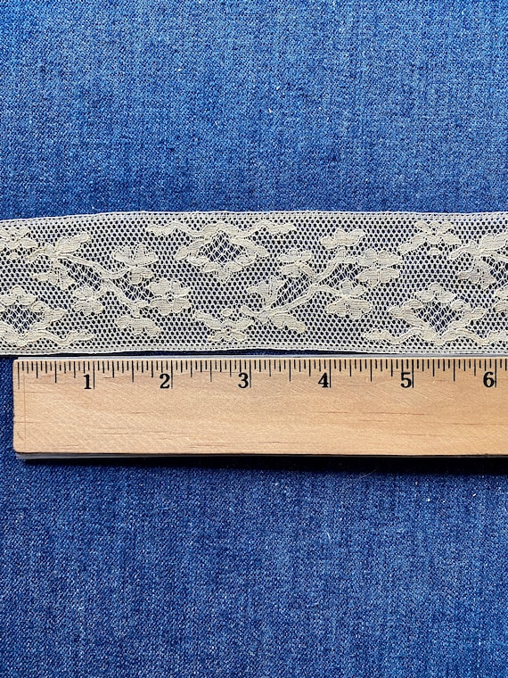 French Alencon Style Lace Trim by the Yard - image 7